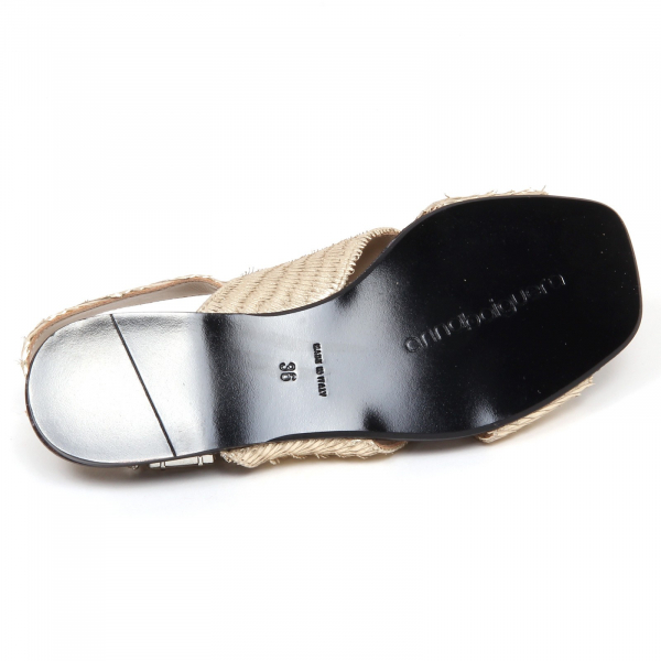 F1918 sandalo donna platinum ANNA BAIGUERA AVE scarpe shoe woman