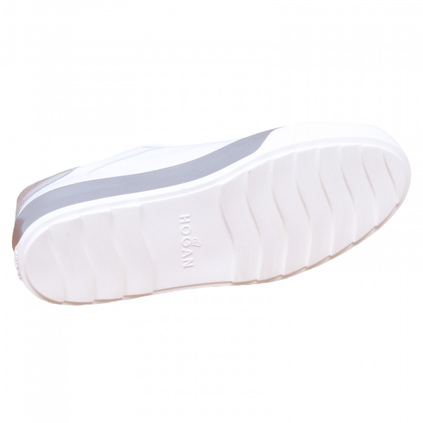 F2530 sneaker donna white/silver HOGAN R320 scarpe shoe woman