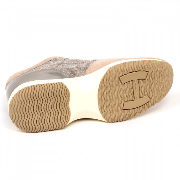 sneaker donna beige HOGAN INTERACTIVE scarpe H cucitura shoe woman