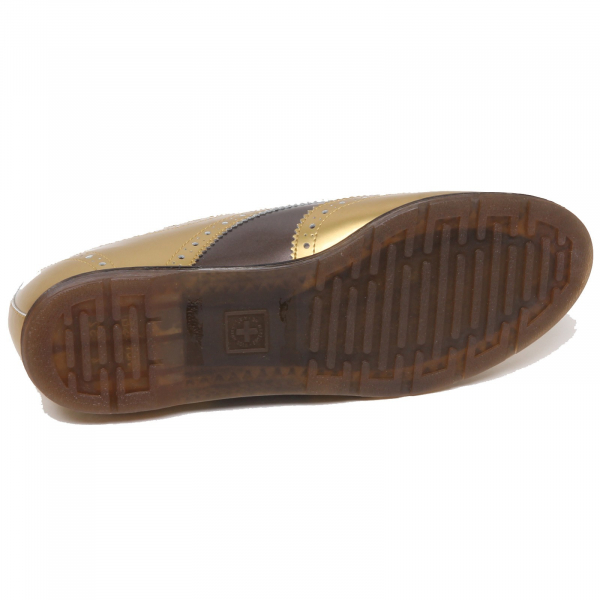 F2740 (NO BOX) scarpa donna gold/brown DR. MARTENS POLINA shoe woman
