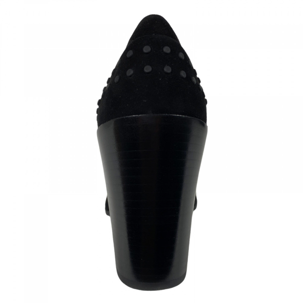 F29 decollete donna TOD'S suede black shoes women