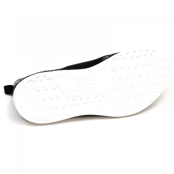 F3128 sneaker uomo black/white FESSURA scarpe tissue stretchy shoe man