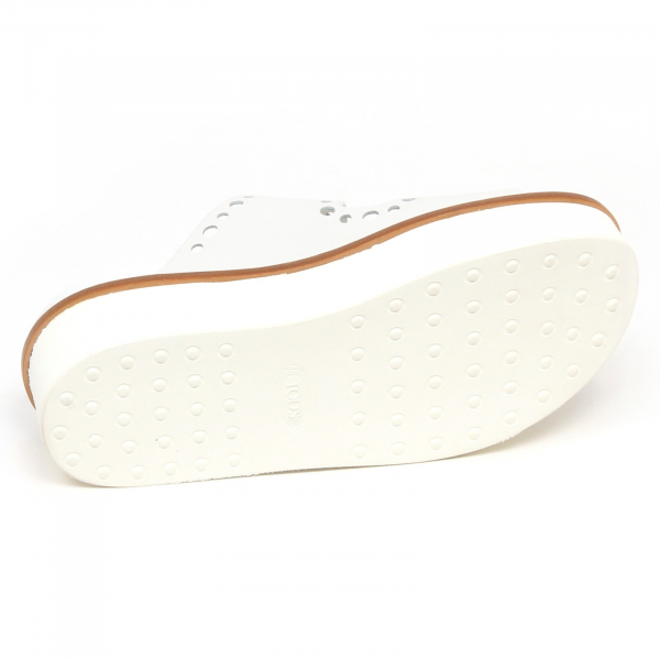 F3236 sandalo donna white TOD'S scarpe zeppa shoe woman