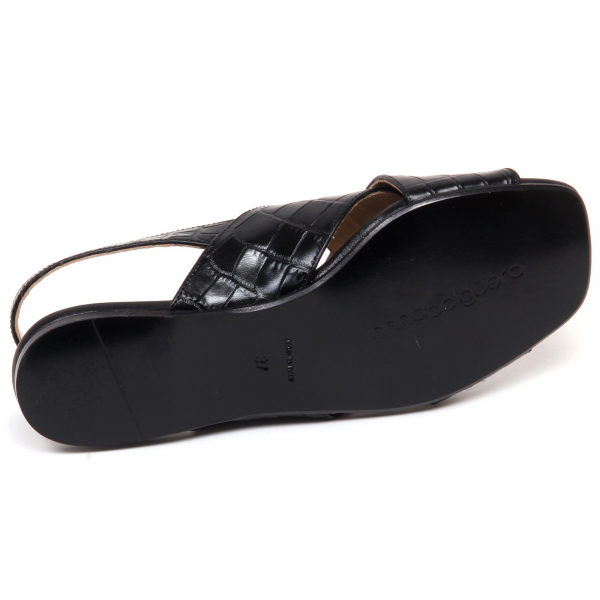 F4176 F4176 sandalo donna black ANNA BAIGUERA AVE scarpe shoe woman