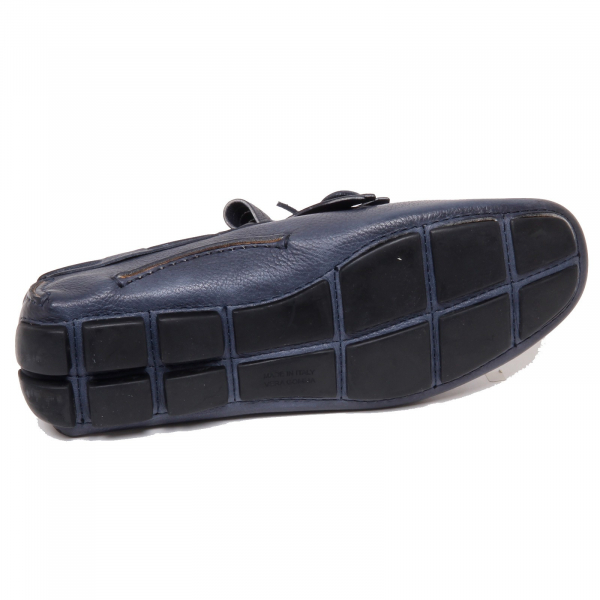 F4920 mocassino uomo blu delave' ALTIERI MILANO scarpe shoe loafer man