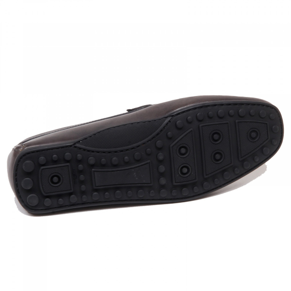 F4976 mocassino uomo grey delave' ALTIERI MILANO scarpe loafer shoe man