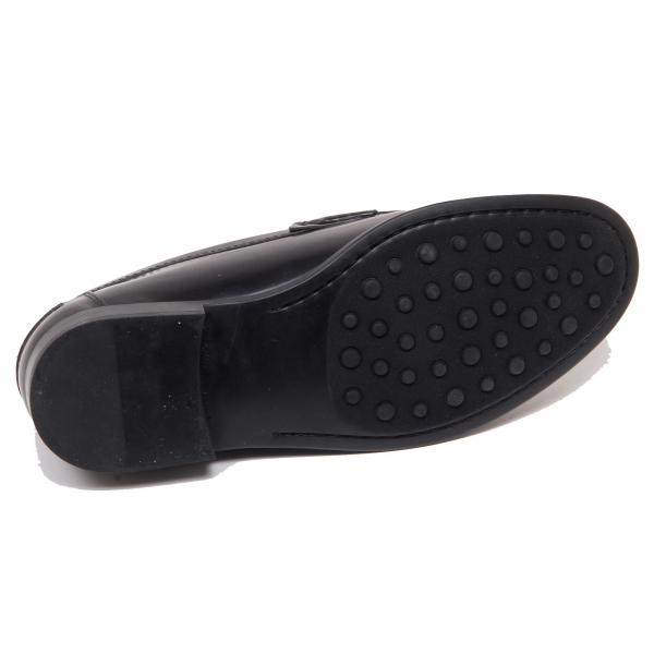 F5150 mocassino uomo black/grey ALTIERI MILANO vintage effect loafer shoe man
