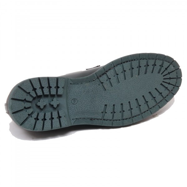 F5164 scarpa uomo dark green ALTIERI MILANO vintage effect shoe man