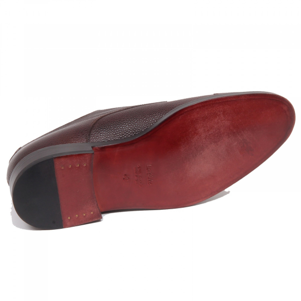 F5574 scarpa uomo brown CARACCIOLO 1971 vintage effect shoe man