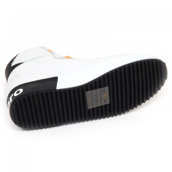 F6054 sneaker uomo off white/black UMBRO scarpe basket shoe man