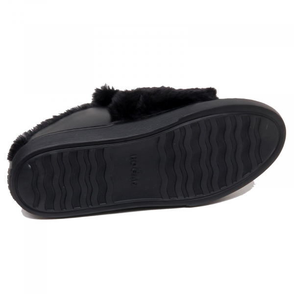 F6340 sabot donna black HOGAN H365 sneaker eco fur inside shoe woman