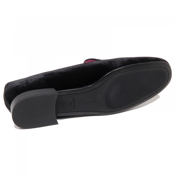 F6922 mocassino donna velvet black UNO 8 UNO 181 velluto loafer shoe woman