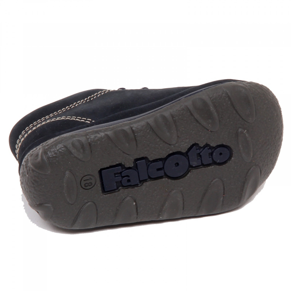 F7622 sneaker bimbo boy baby FALCOTTO NATURINO blu vintage shoe