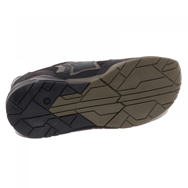 F7634  sneaker uomo black/green ATLANTIC STARS MARS scarpe shoe man