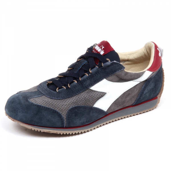 F7692 sneaker donna blu grey DIADORA HERITAGE EQUIPE stone washed