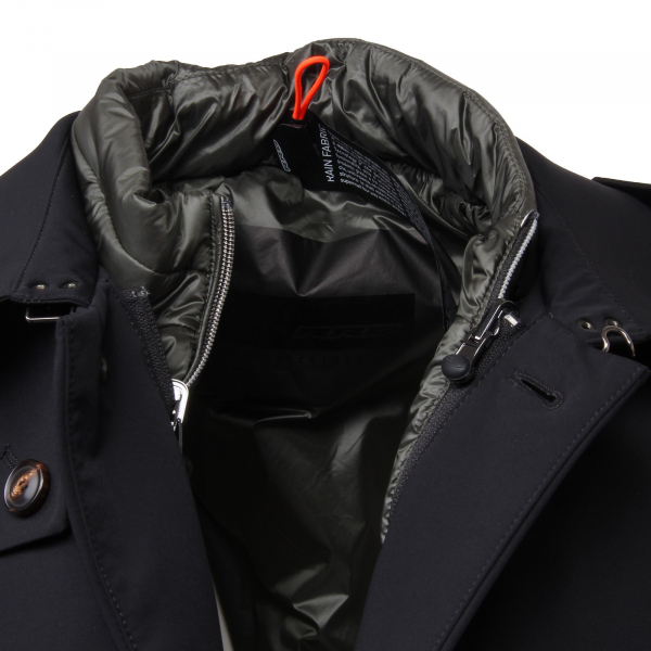 F8656 cappotto 3 in 1 uomo RRD RAIN TRENCH black/green 3in1 jacket coat man
