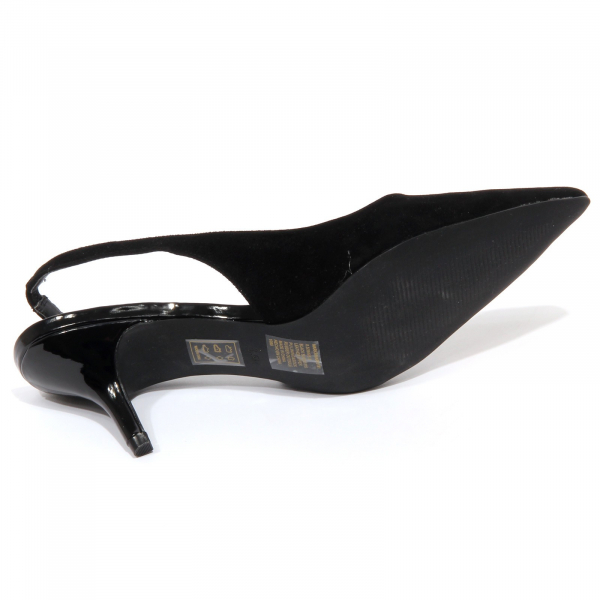 F9288 sandalo donna black STEVE MADDEN MARKS suede shoe woman