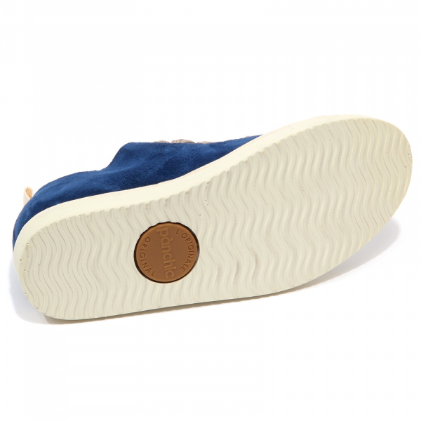 F9372 sneaker donna blue PÀNCHIC scarpe suede shoe woman