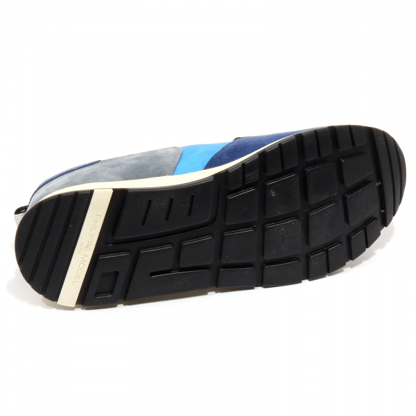 F9934 sneaker uomo blue/black/grey PHILIPPE MODEL MONTECARLO shoe man