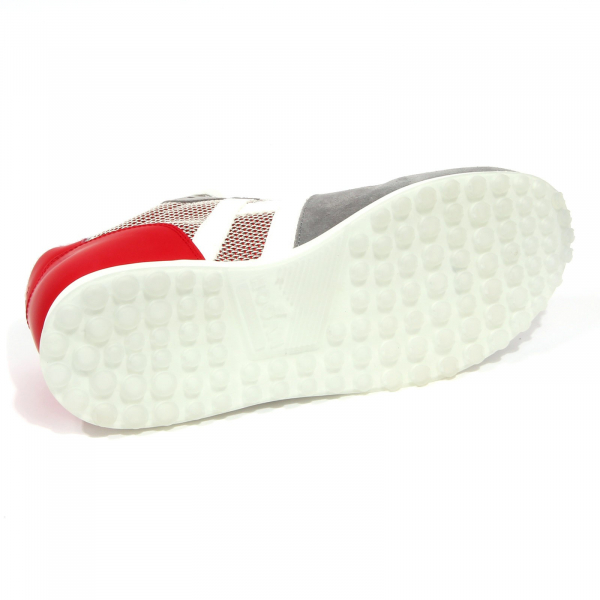 G0500 sneaker uomo HOGAN H429 H NASTRO grey/red shoes men