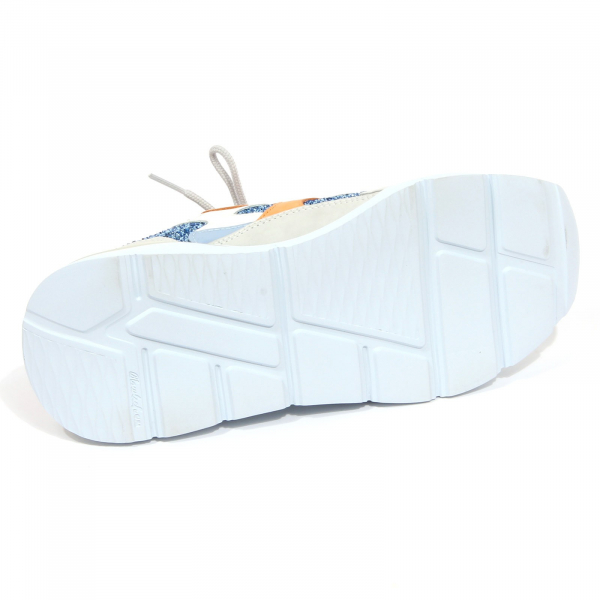 G0630 sneakers donna D.A.T.E. FUGA GLITTER nabuk/tissue shoes woman