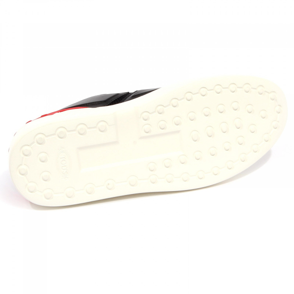 sneaker uomo TOD'S NO_CODE leather/fabric black shoes men