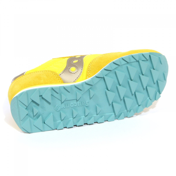 G0856 sneaker donna SAUCONY JAZZ ORIGINAL yellow shoes woman