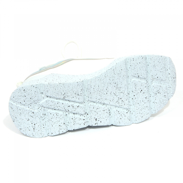 G1530 sneaker donna MSGM leather light blue shoes woman