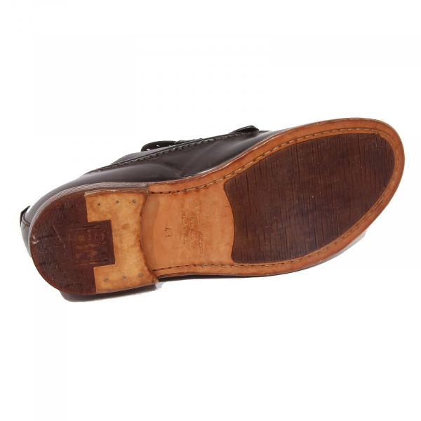 G1726 scarpa uomo MOMA brown vintage effect shoes men