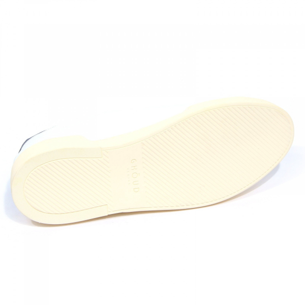 G1850 sneaker uomo GHOUD VENICE white/black leather shoes men