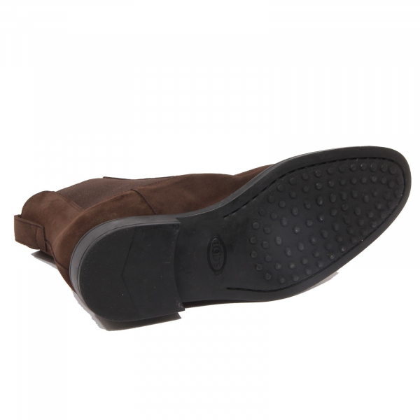 G2014 polacchino uomo TOD'S brown stivaletto suede boot shoe man