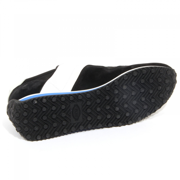G2052 sneaker uomo TOD'S pantofola elastico leather/fabric shoe man