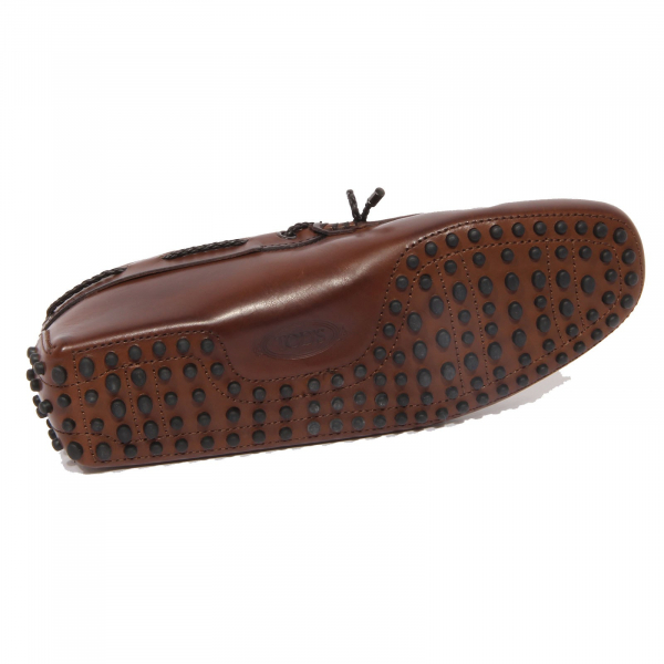 G2188 mocassino uomo TOD'S brown leathere loafer shoe man