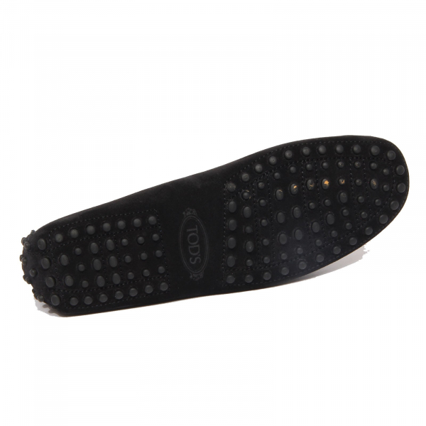 G2220 mocassino uomo TOD'S black suede loafer shoe man