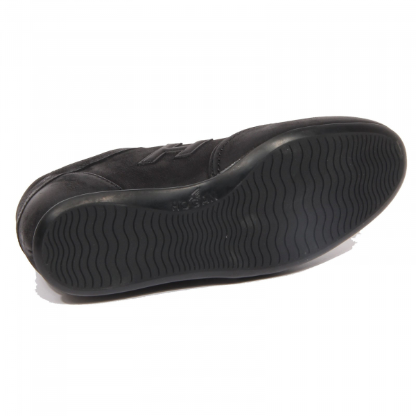 G2396 sneaker uomo HOGAN OLYMPIA black leather shoe man