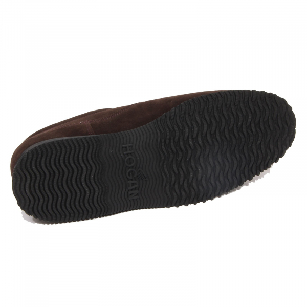 G2636 sneaker uomo HOGAN TRADITIONAL brown suede shoe man