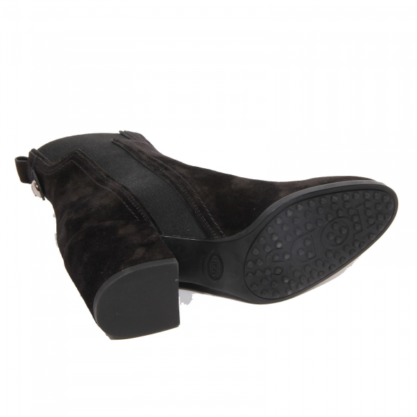 G2976 tronchetto donna TOD'S black suede ankle boot woman