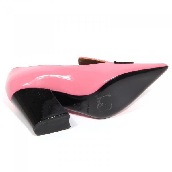 G3024 decollete donna EMPORIO ARMANI pink patent leather shoe woman