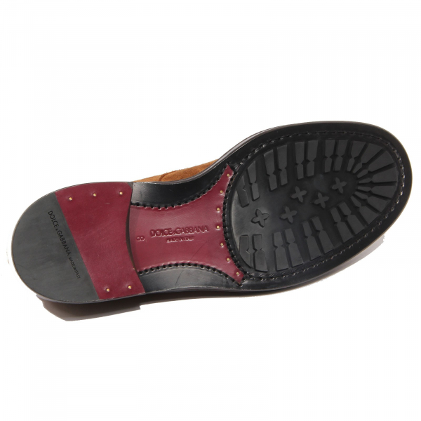 G3104 scarpa derby uomo DOLCE & GABBANA brown suede shoe man