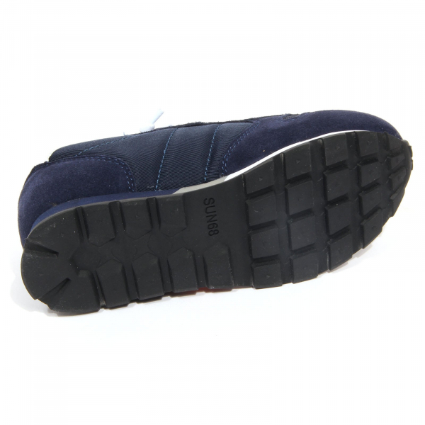 G3420 sneaker bimbo boy SUN 68 blue tissue/suede shoes kids