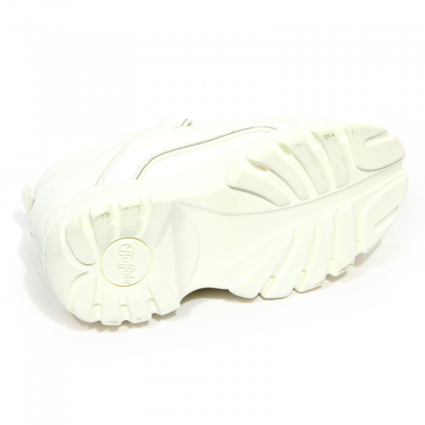 G3596 sneaker donna BUFFALO white leather shoes woman