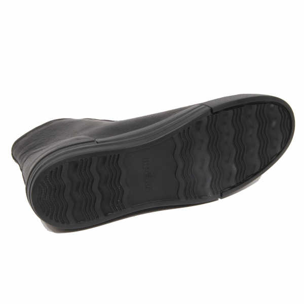 G3616 sneaker uomo HOGAN REBEL black leather shoes men