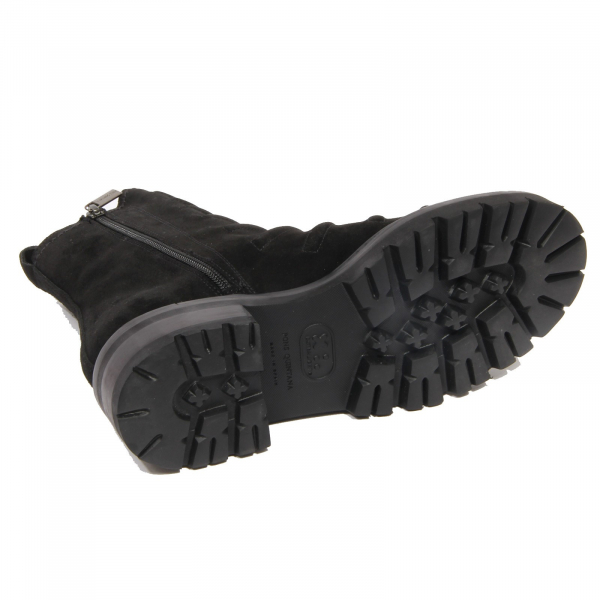 G3696 stivaletto donna PONS QUINTANA black suede boots women