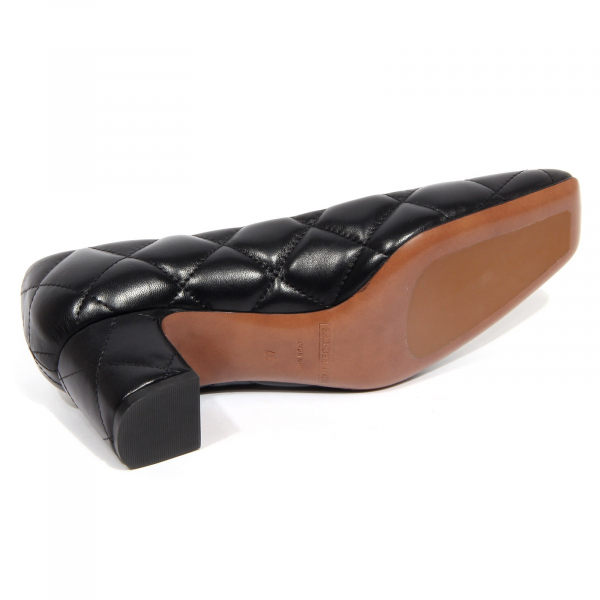 G3756 decollete donna L'AUTRE CHOSE black leather shoes women