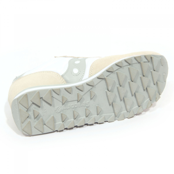 G3802 sneaker men  SAUCONY JAZZ white/grey suede/fabric shoes uomo