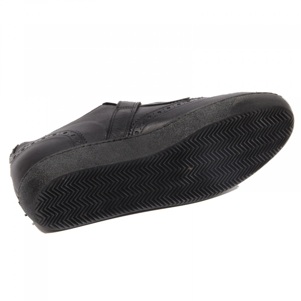 G3884 scarpa uomo PICCADILLY MOOD dark grey leather shoe men