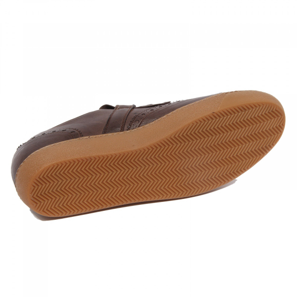 G3888 scarpa uomo PICCADILLY MOOD brown leather shoe men