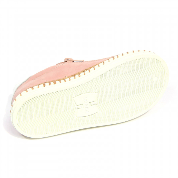 G4092 sneaker bimba girl HOGAN JUNIOR pink/silver glitter leather shoes kids
