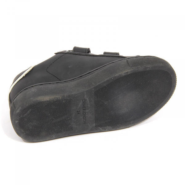 G4180 sneaker bimbo boy CRIME LONDON black leather shoe kid