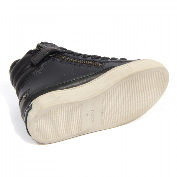 G4200 sneaker bimbo CRIME LONDON black/blue vintage effect shoe kid